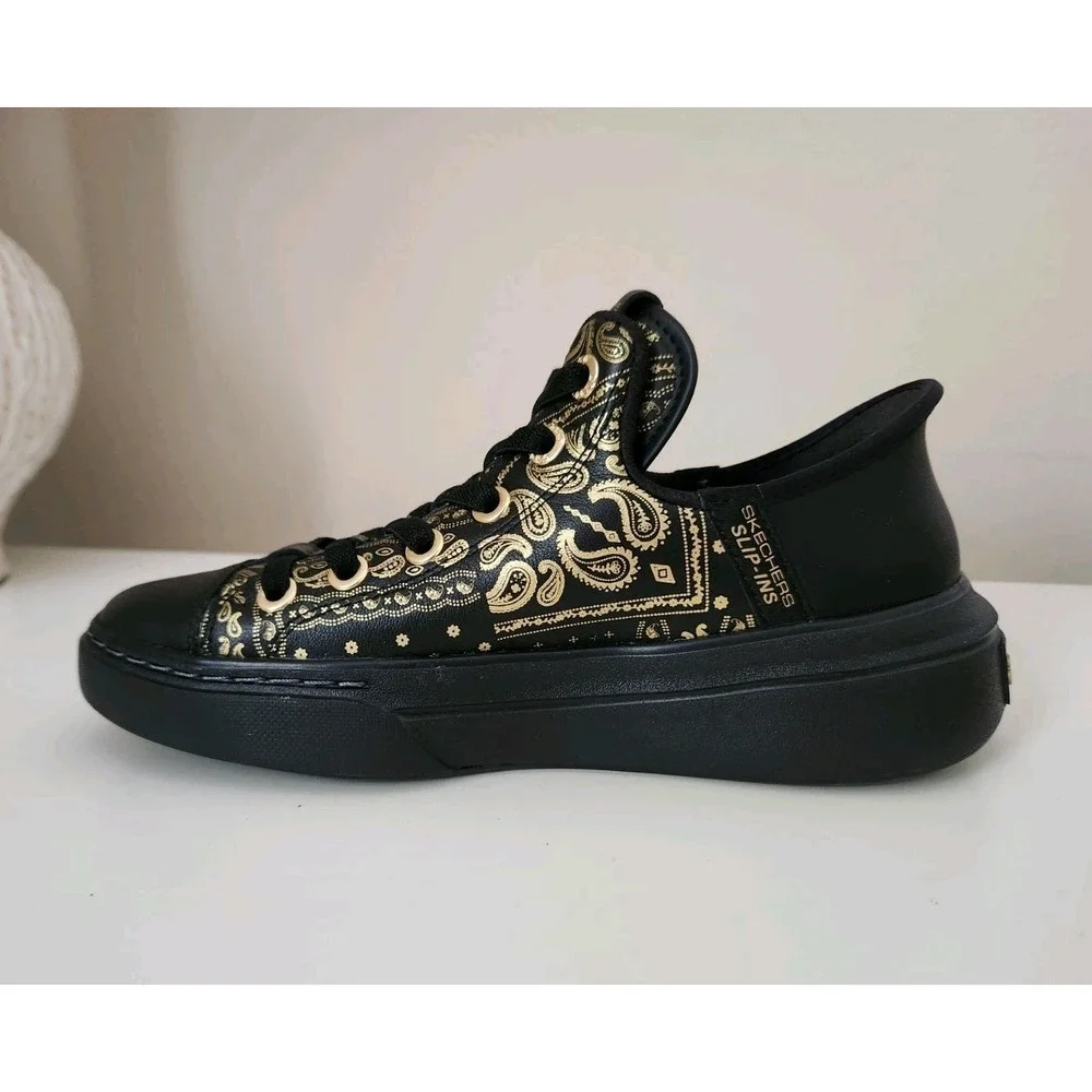 Skechers Premium Slip-ins Snoop Dogg One Double G Mens Black Sneakers Shoes Sz 5